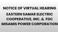 Eastern Samar EleCtric cooperative, inc. &  FDC Misamis power corporation